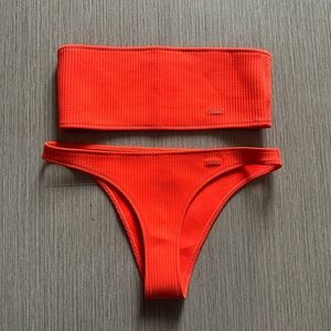 Triangl Orange Bikini - M Top // L Bottoms